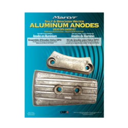 Zestaw anod do Volvo Penta DPH Aluminium (słony/słonawy)