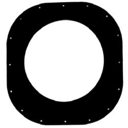 Osłona uszczelki płyty OMC Stringer 167-1977 (elektryczna zmiana biegów)