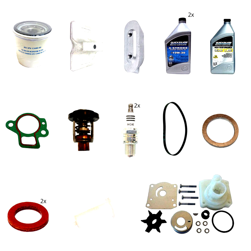 Zestaw serwisowy do Yamaha F20A, F25A 65W, 1998-2001)